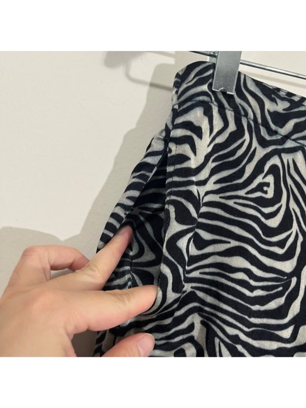 Free People x Nigel Preston Side Tie Zebra Pants XS Boho Indie Grunge Retro Y2K - Picture 10 of 16